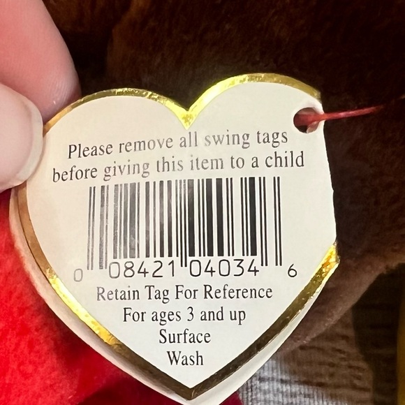 TY Beanie Baby – GOBBLES the Turkey (5.5 in) - Picture 8 of 9